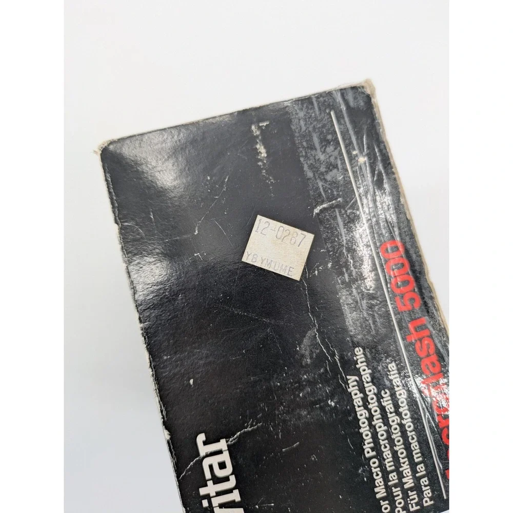 Vivitar‎ Macroflash 5000 Auto Manual Flash Ring - TESTED NO Adapters